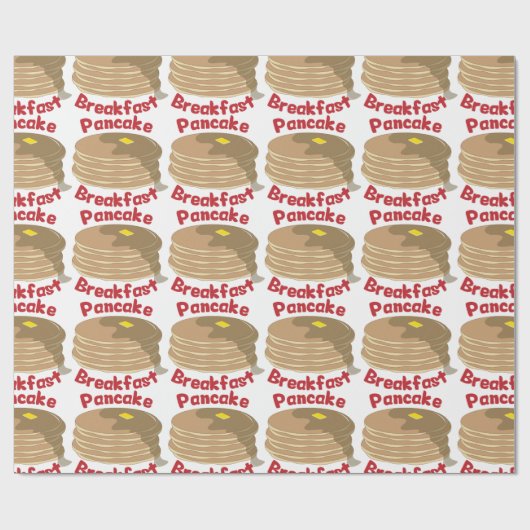 Pancake Breakfast Cadeaupapier (Vlak)