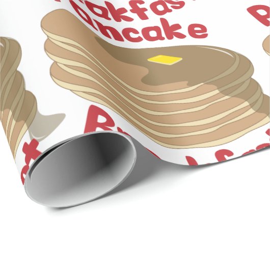Pancake Breakfast Cadeaupapier (Rol Hoek)