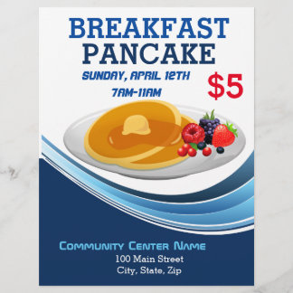Pancake Breakfast Event Flyer