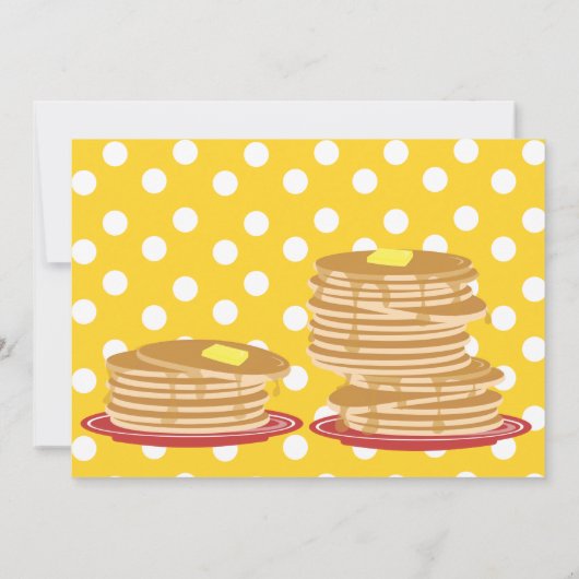 Pancake Breakfast Kaart (Achterkant)