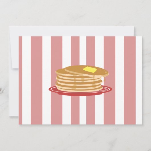 Pancake Breakfast Kaart (Achterkant)