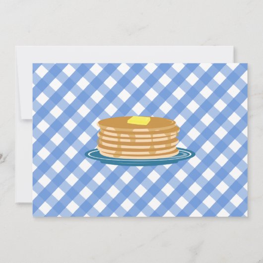 Pancake Breakfast Kaart (Achterkant)