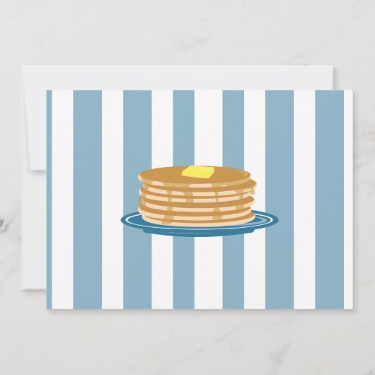 Pancake Breakfast Kaart (Achterkant)