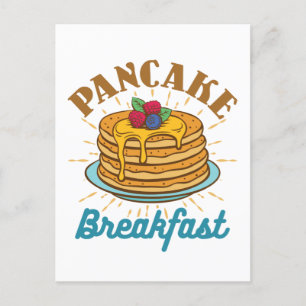 Pancake Breakfast  Pancakes Lover Briefkaart