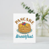 Pancake Breakfast  Pancakes Lover Briefkaart (Staand voorkant)