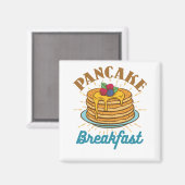 Pancake Breakfast Pancakes Lover Magneet (Voorkant / Achterkant)