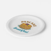 Pancake Breakfast  Pancakes Lover Papieren Bordje (Gekanteld)