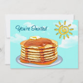 Pancake Breakfast Sun, Sky & Clouds Kaart (Voorkant)