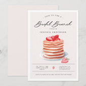 Pancake Bridal Brunch Vrijgezellenfeest Kaart (Voorkant / Achterkant)