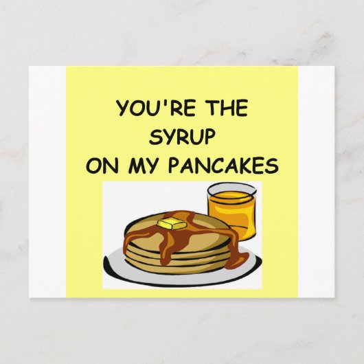 PANCAKE BRIEFKAART (Voorkant)