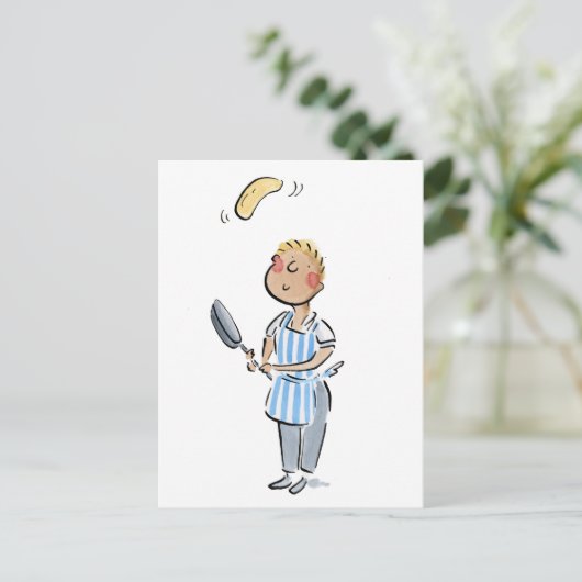 Pancake Briefkaart (Staand voorkant)