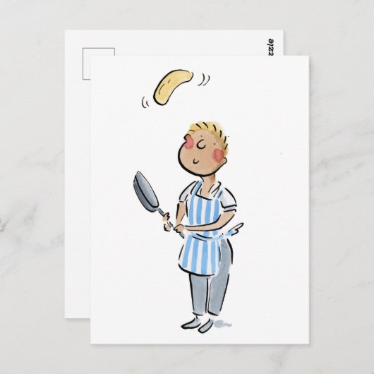 Pancake Briefkaart (Voorkant / Achterkant)