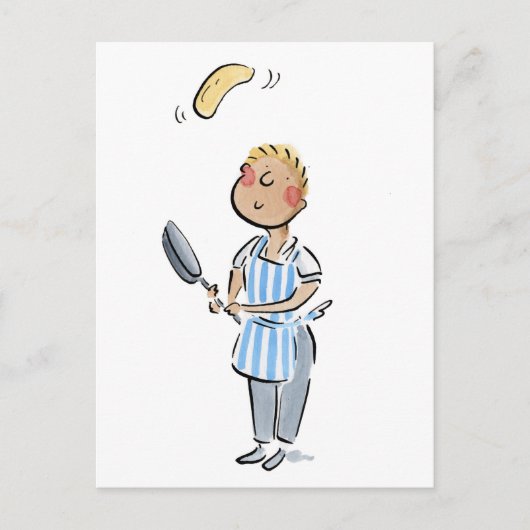 Pancake Briefkaart (Voorkant)