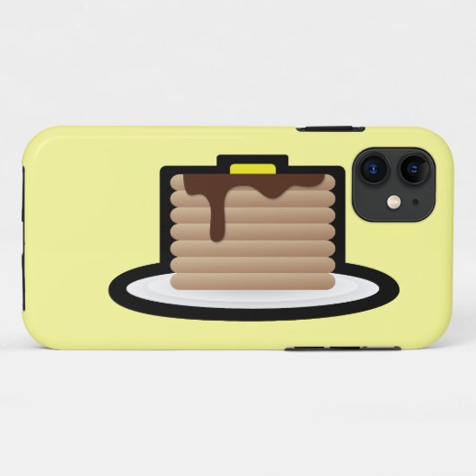Pancake Case-Mate iPhone Case (Achterkant (horizontaal))