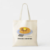 Pancake Champion Canvas tas (Achterkant)