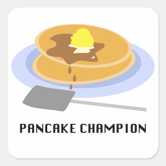 Pancake Champion Stickers (Voorkant)