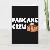Pancake Crew Funny Pancake Lover Pancake Christmas Kaart (Voorkant)