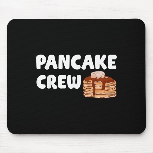 Pancake Crew Funny Pancake Lover Pancake Christmas Muismat (Voorkant)