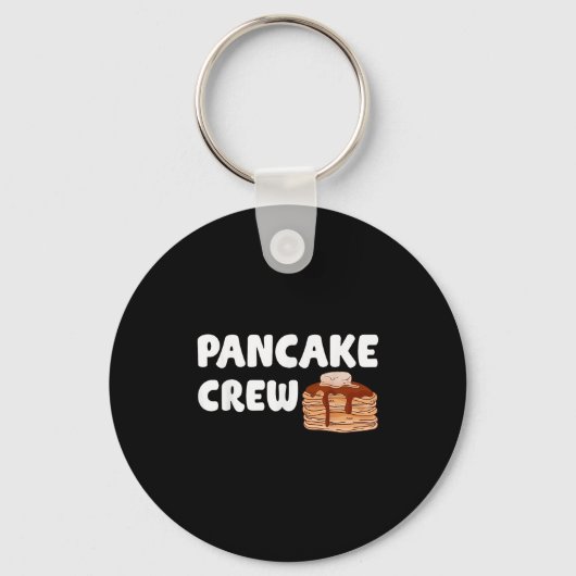Pancake Crew Funny Pancake Lover Pancake Christmas Sleutelhanger (Voorkant)