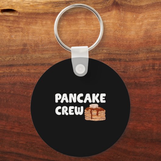 Pancake Crew Funny Pancake Lover Pancake Christmas Sleutelhanger (Voorkant)