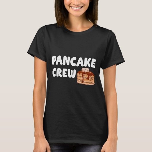 Pancake Crew Funny Pancake Lover Pancake Christmas T-shirt (Voorkant)