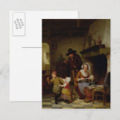 Pancake Day, 1845 Briefkaart (Voorkant / Achterkant)