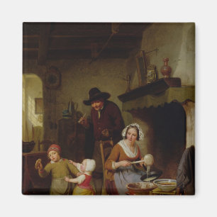 Pancake Day, 1845 Magneet