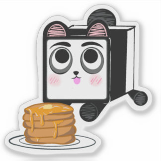Pancake de Panda Sticker 