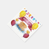 Pancake en Pajamas Birthday Servet (Hoek)