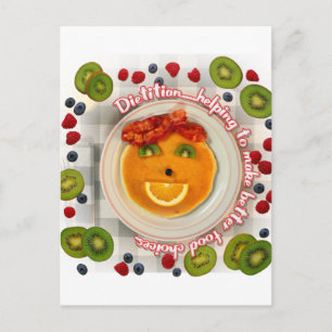 PANCAKE FACE DIETITITITIAN BRIEFKAART
