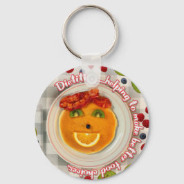 PANCAKE FACE DIETITITITIAN SLEUTELHANGER