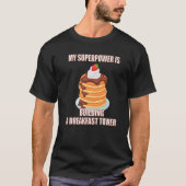 Pancake Flapjack Pajama Cute Pancake Maker T-shirt (Voorkant)