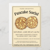 Pancake Flapjacks Crempog Johnnycakes Griddle Kaart (Voorkant / Achterkant)