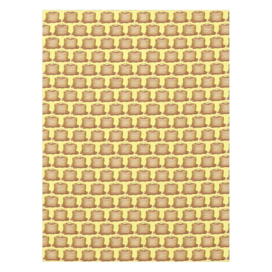 Pancake Flapjacks Johnnycakes Syrup Breakfast Food Tafelkleed (Voorkant)