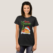 Pancake Food Xmas Decorations Santa Pancake Christ T-shirt (Voorkant volledig)