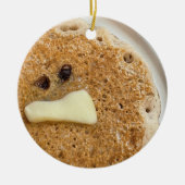 Pancake-fotokeramisch sieraad keramisch ornament (Voorkant)