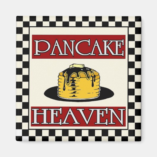 Pancake Heaven Sign  Magneet (Voorkant)