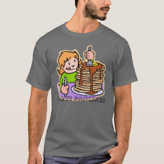 Pancake, ik hou van pannenkoeken t-shirt
