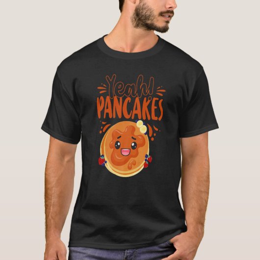 Pancake Kids Yeah Pancakes T-shirt (Voorkant)