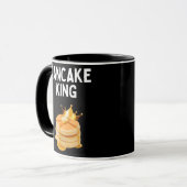 Pancake King Funny Pancake Lover Pancake King Mok (Voorkant links)