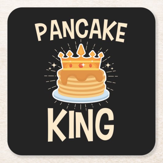 Pancake King Kartonnen Onderzetters (Voorkant)