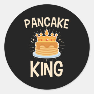 Pancake King Ronde Sticker