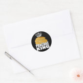 Pancake King Ronde Sticker (Envelop)
