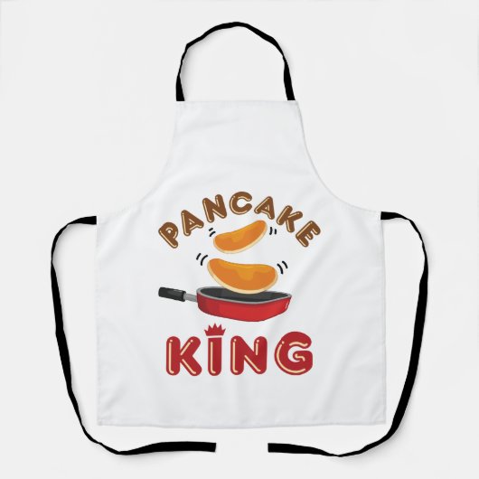 Pancake King zaterzaterdag Morning Pancakes Schort (Voorkant)