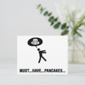 Pancake Lover Briefkaart (Staand voorkant)