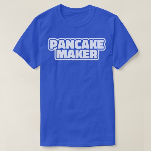 Pancake Maker Baker Baking T-shirt (Design voorkant)