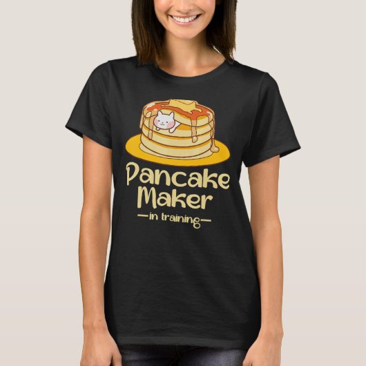 Pancake Maker Pap Pancake Flapjack Breakfast T-shirt (Voorkant)