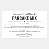 Pancake Mix Gift Label (Voorkant)