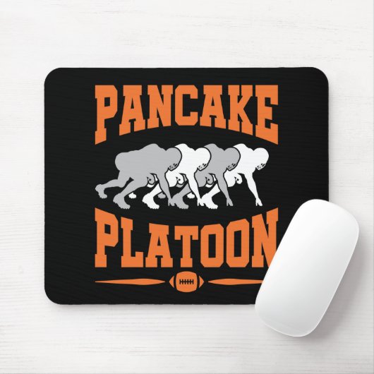 Pancake Platon Football Offenant Line Lineman Muismat (Met muis)