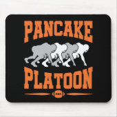 Pancake Platon Football Offenant Line Lineman Muismat (Voorkant)